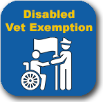 disabled vet exemption